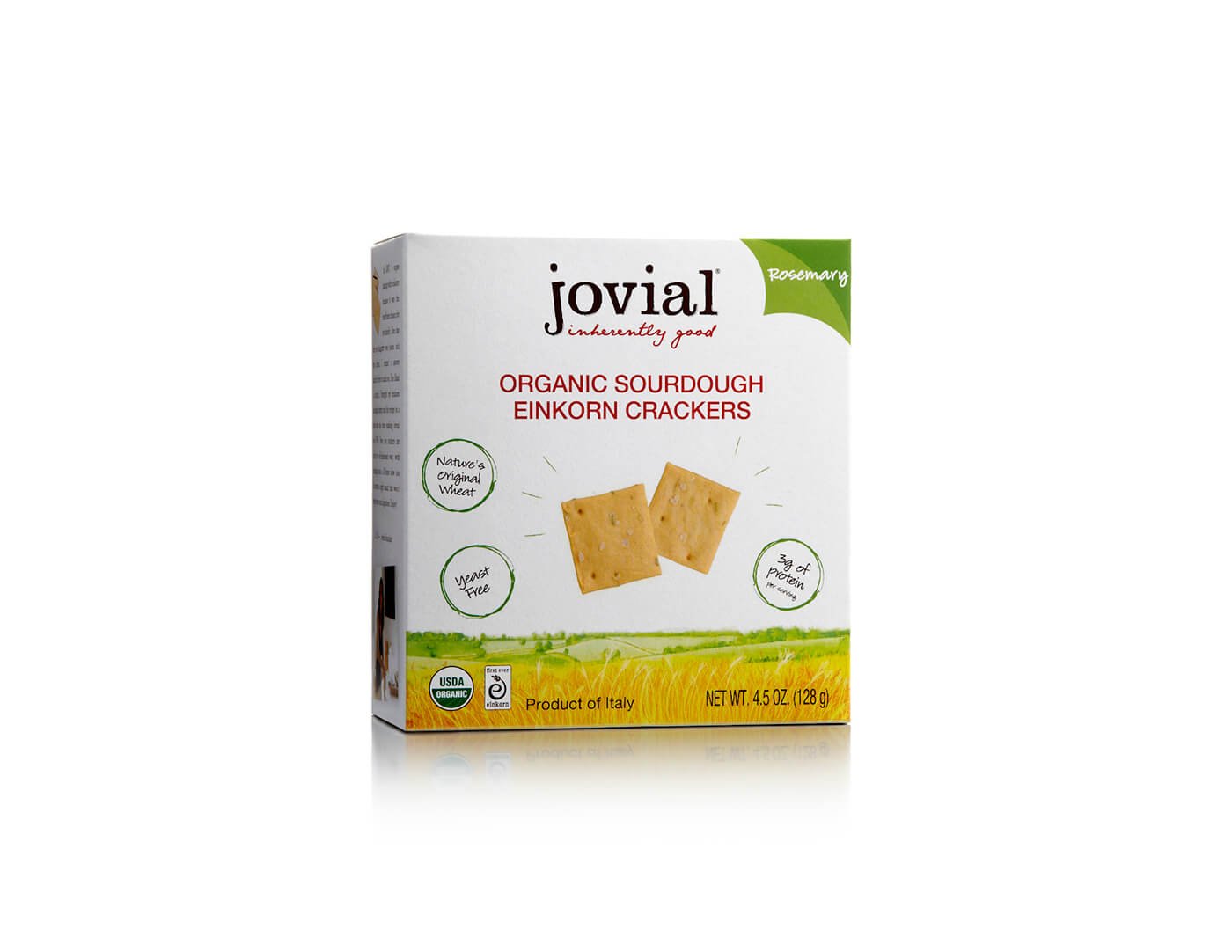 Product image of Jovial Rosemary Sourdough Einkorn Crackers 4.5 oz 4.5 oz